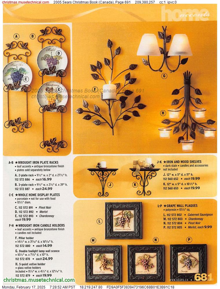 2005 Sears Christmas Book (Canada), Page 691