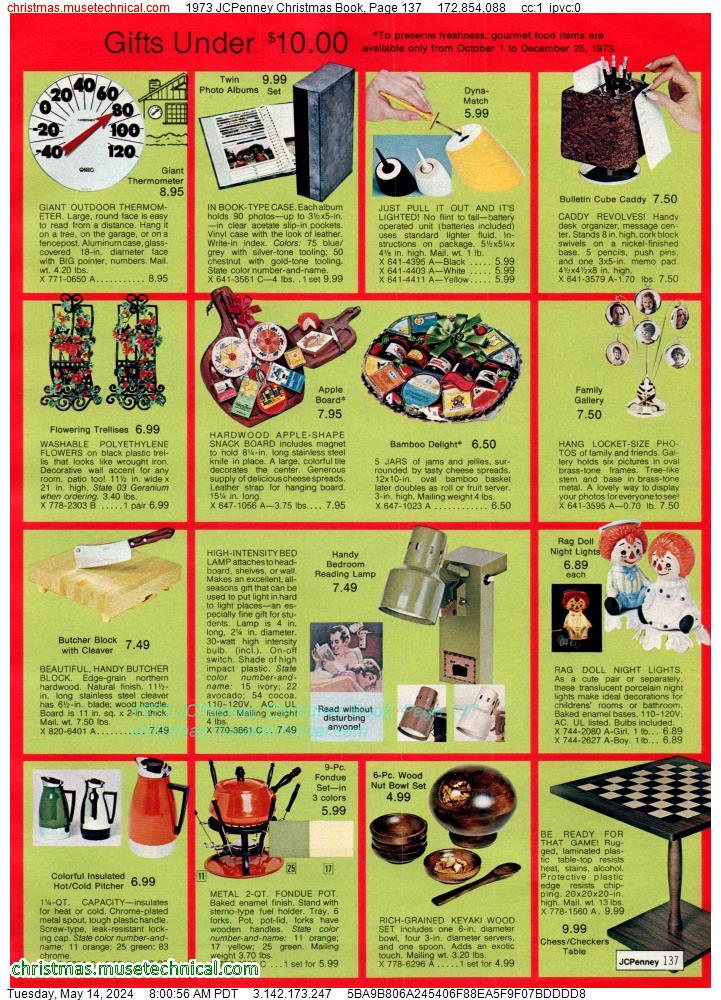 1973 JCPenney Christmas Book, Page 137