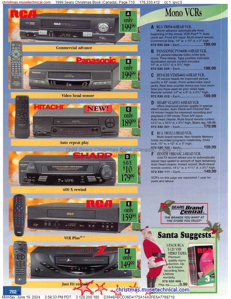 1999 Sears Christmas Book (Canada), Page 710