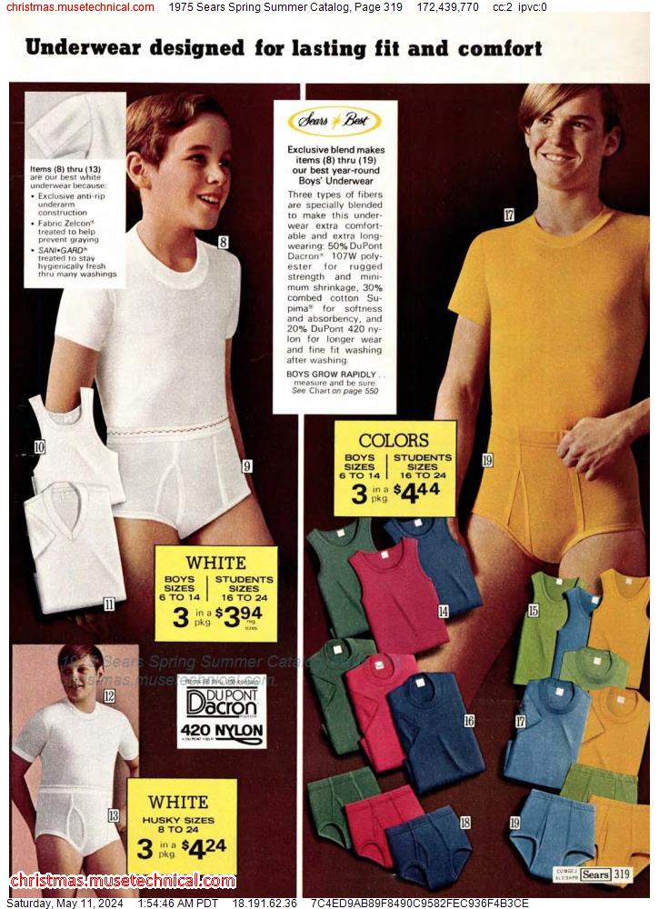 1975 Sears Spring Summer Catalog, Page 319