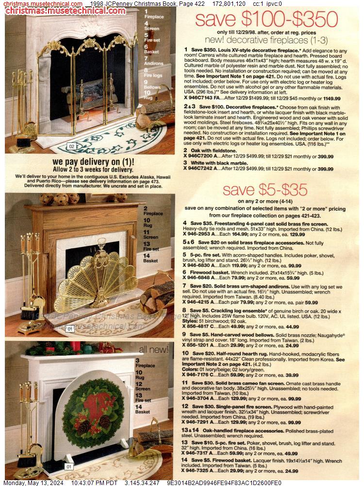 1998 JCPenney Christmas Book, Page 422