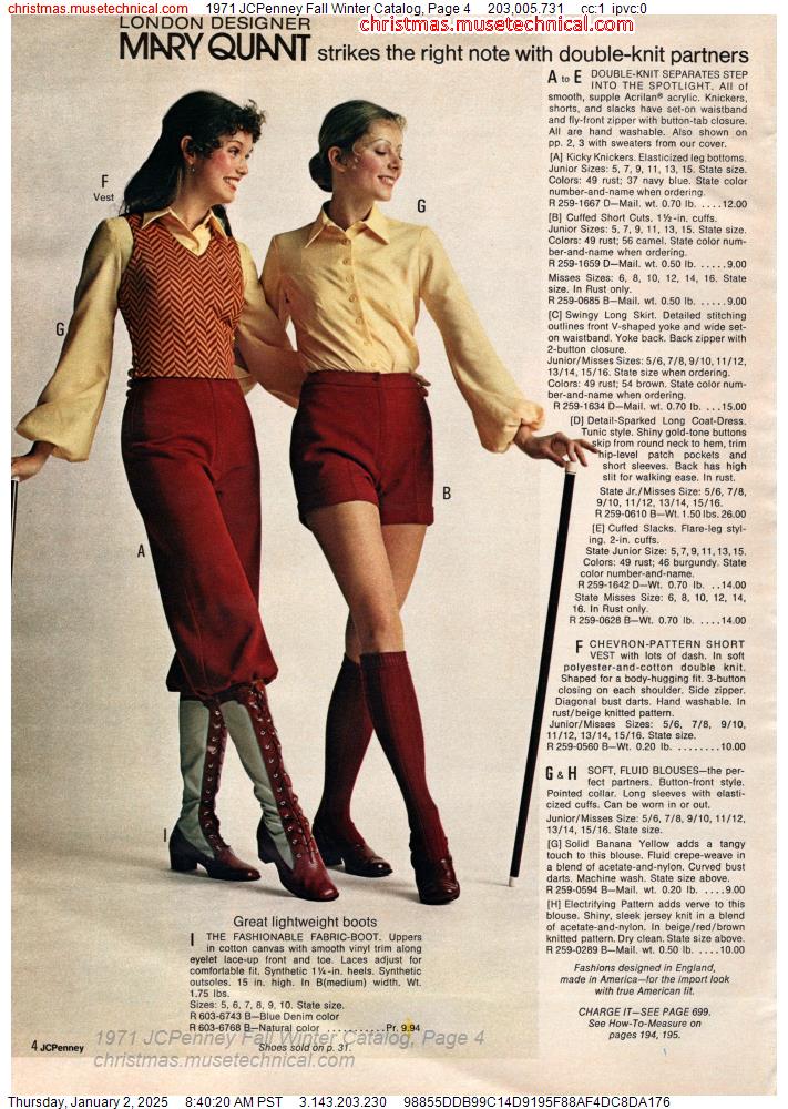 1971 JCPenney Fall Winter Catalog, Page 4