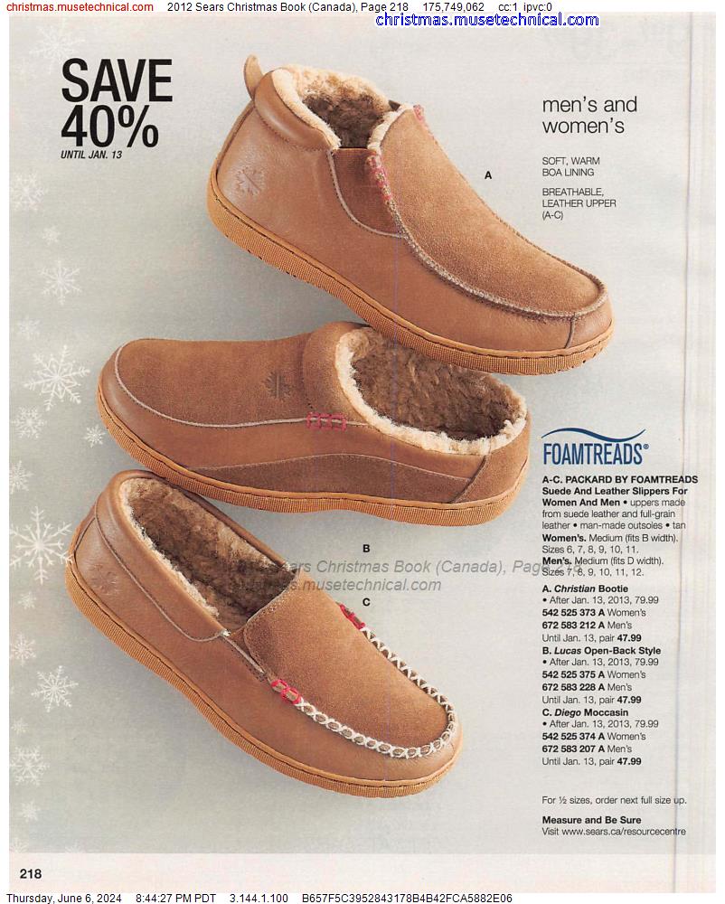 2012 Sears Christmas Book (Canada), Page 218