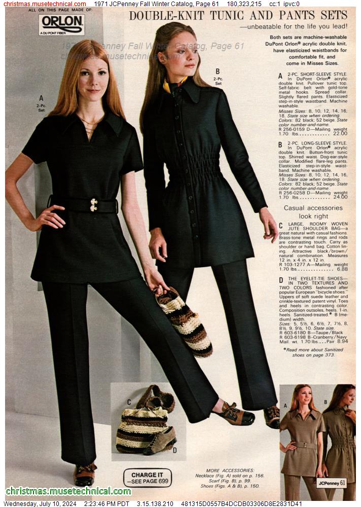 1971 JCPenney Fall Winter Catalog, Page 61