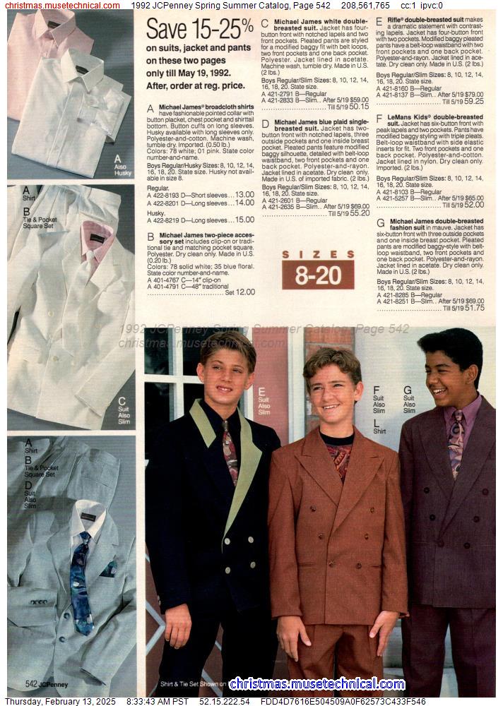 1992 JCPenney Spring Summer Catalog, Page 542