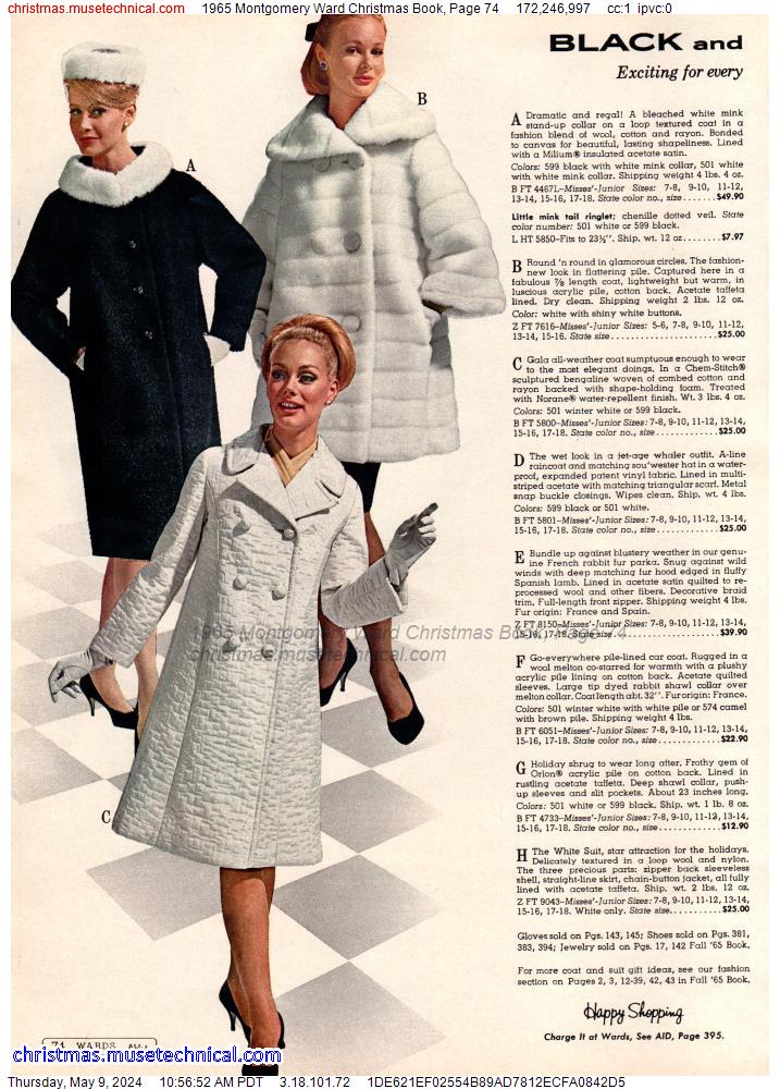 1965 Montgomery Ward Christmas Book, Page 74