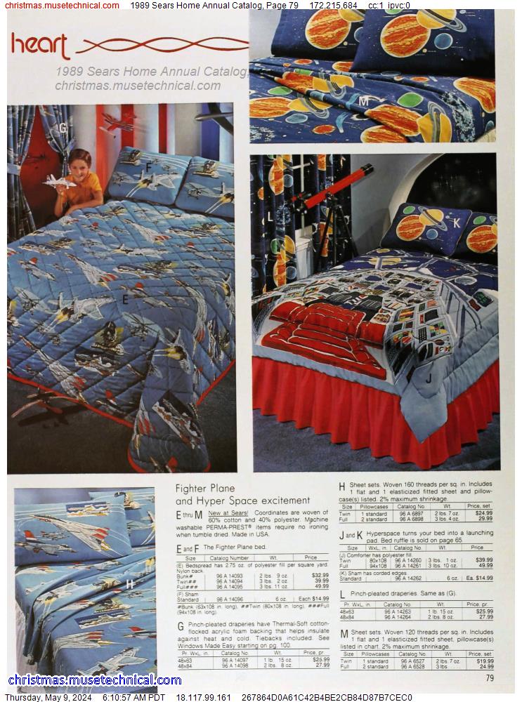 1989 Sears Home Annual Catalog, Page 79