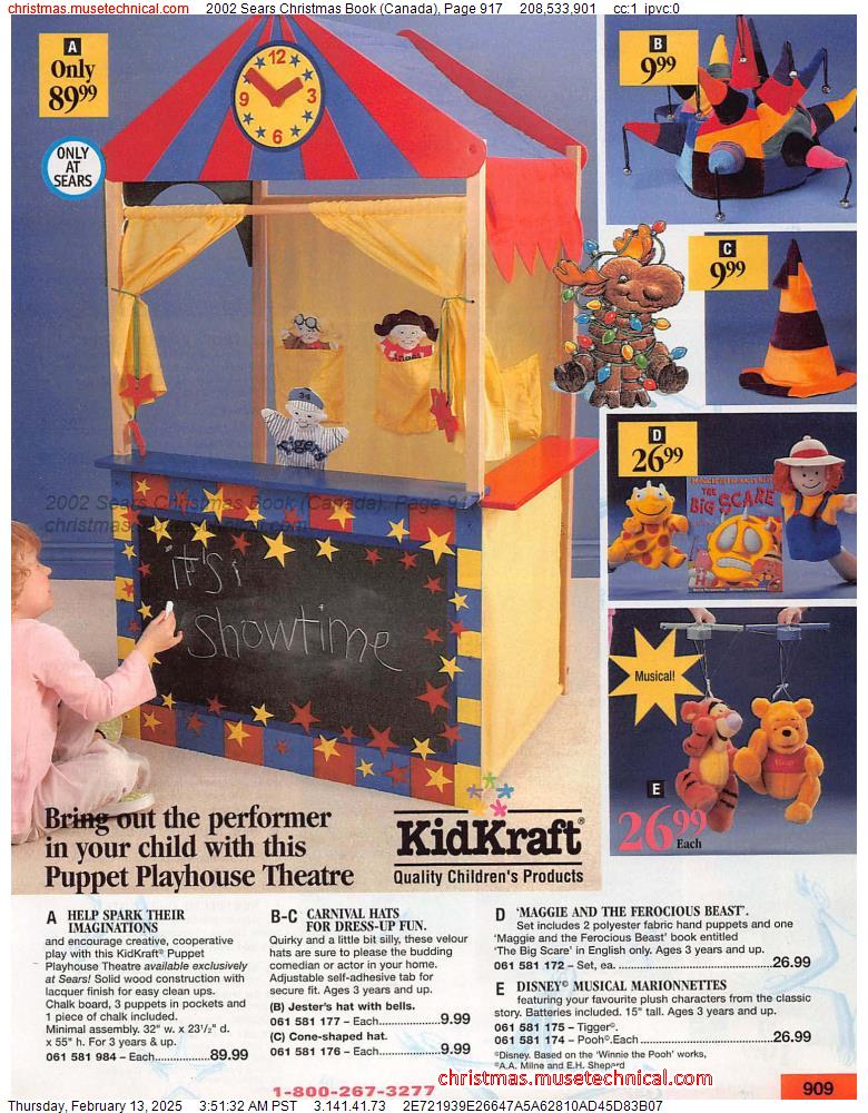 2002 Sears Christmas Book (Canada), Page 917