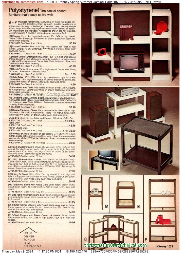 1980 JCPenney Spring Summer Catalog, Page 1073