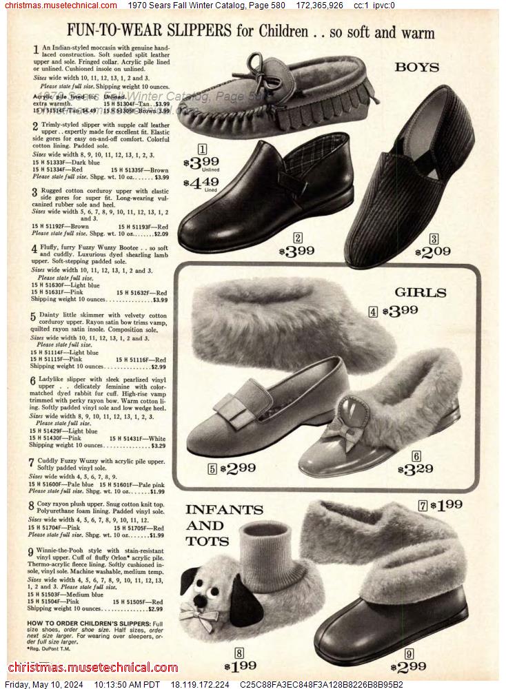 1970 Sears Fall Winter Catalog, Page 580