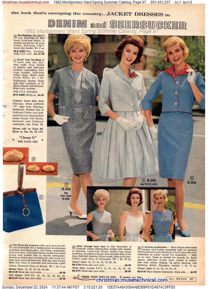 1963 Montgomery Ward Spring Summer Catalog, Page 97