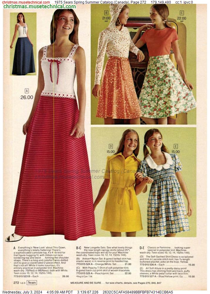 1975 Sears Spring Summer Catalog (Canada), Page 272