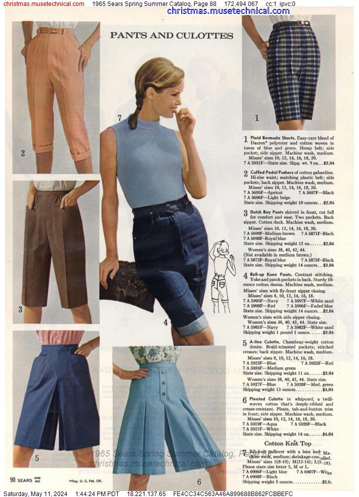 1965 Sears Spring Summer Catalog, Page 88