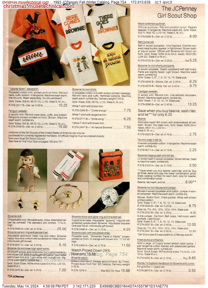 1983 JCPenney Fall Winter Catalog, Page 754