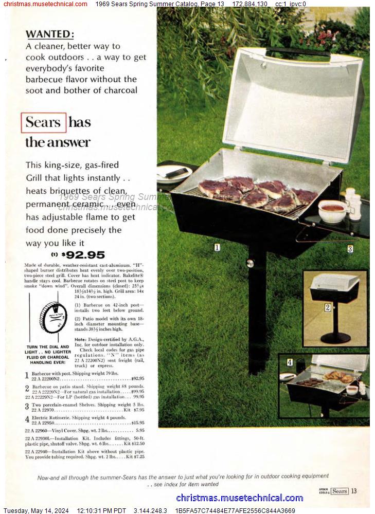 1969 Sears Spring Summer Catalog, Page 13