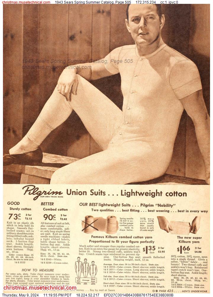 1943 Sears Spring Summer Catalog, Page 505
