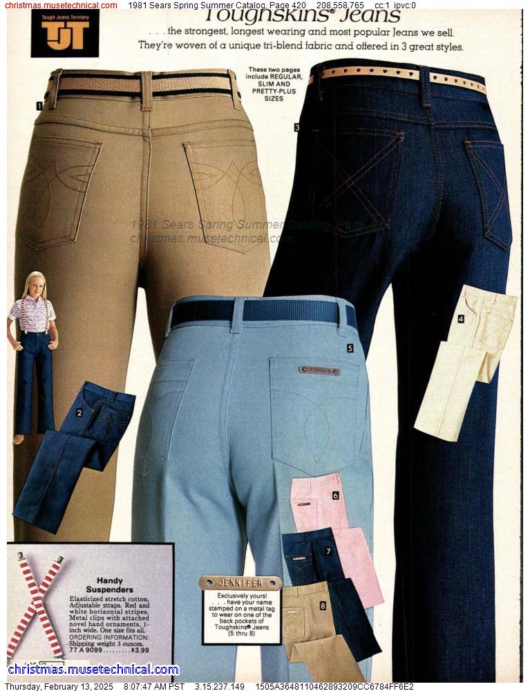 1981 Sears Spring Summer Catalog, Page 420