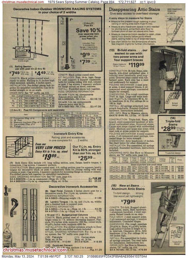 1979 Sears Spring Summer Catalog, Page 894