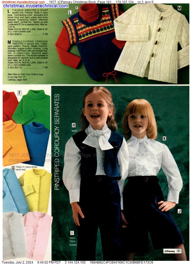 1977 JCPenney Christmas Book, Page 181