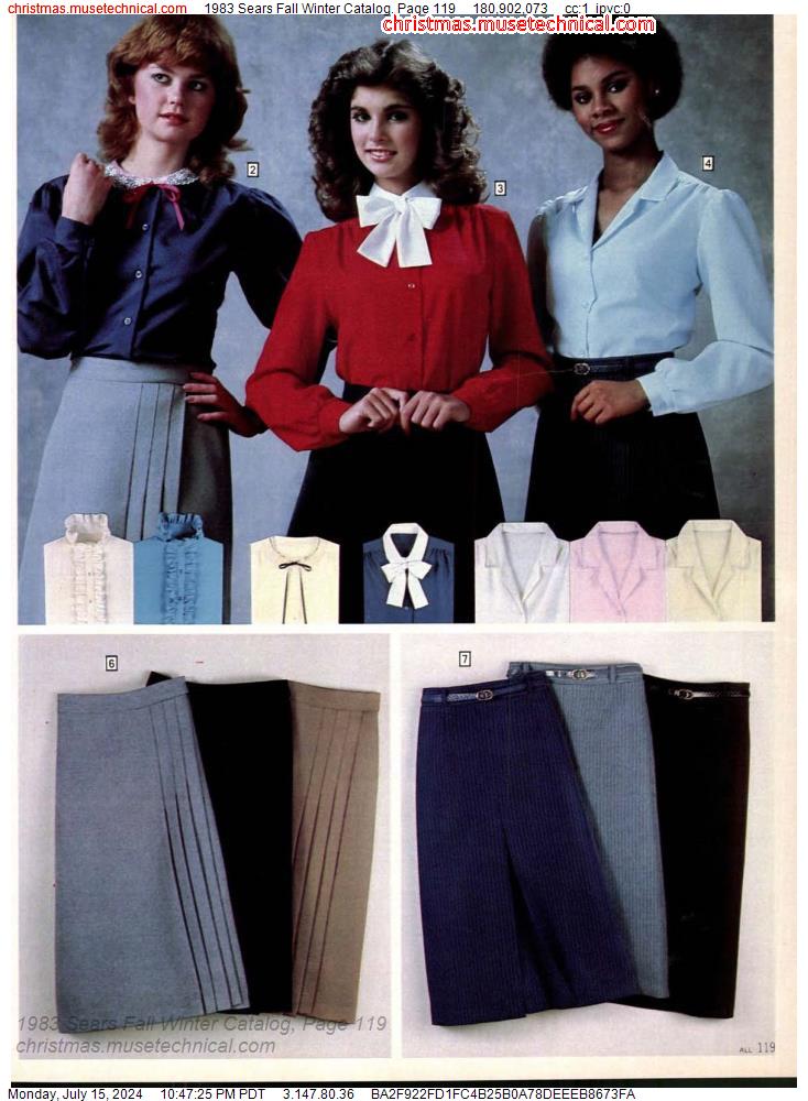 1983 Sears Fall Winter Catalog, Page 119