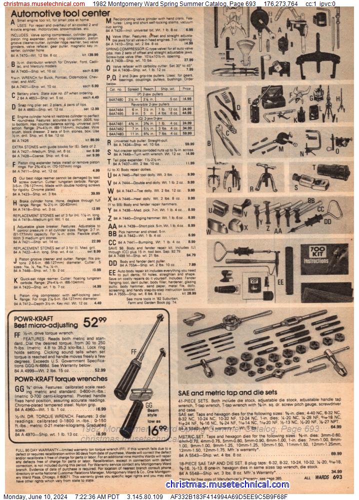 1982 Montgomery Ward Spring Summer Catalog, Page 693