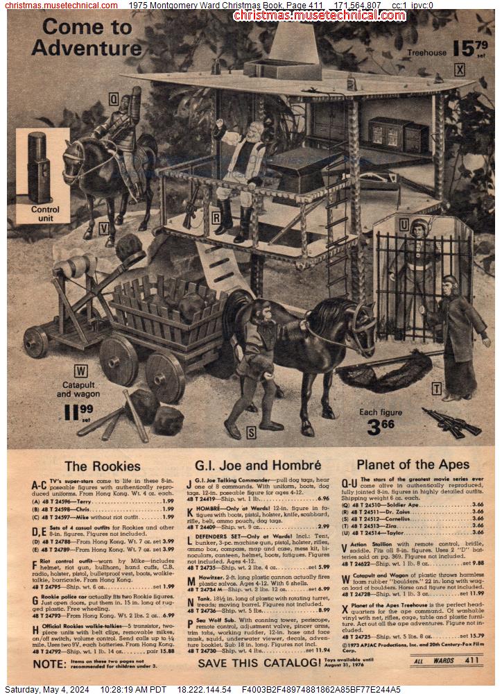 1975 Montgomery Ward Christmas Book, Page 411