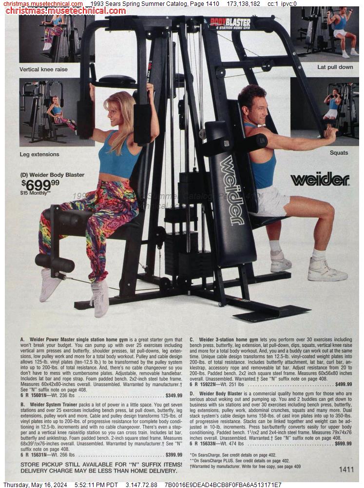 1993 Sears Spring Summer Catalog, Page 1410