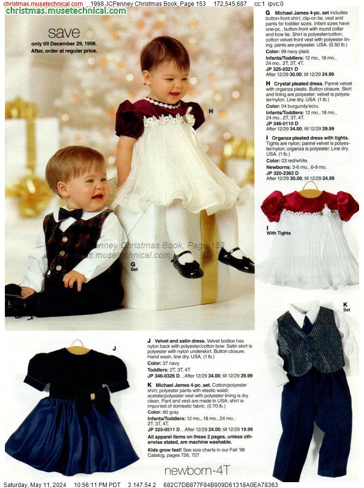 1998 JCPenney Christmas Book, Page 153