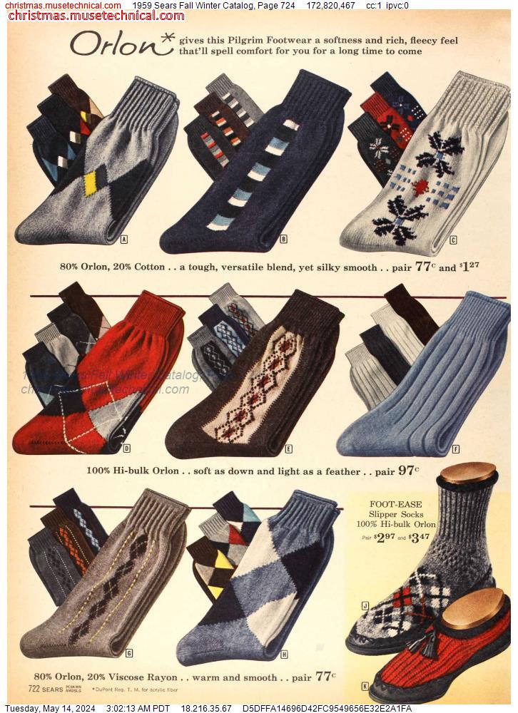 1959 Sears Fall Winter Catalog, Page 724