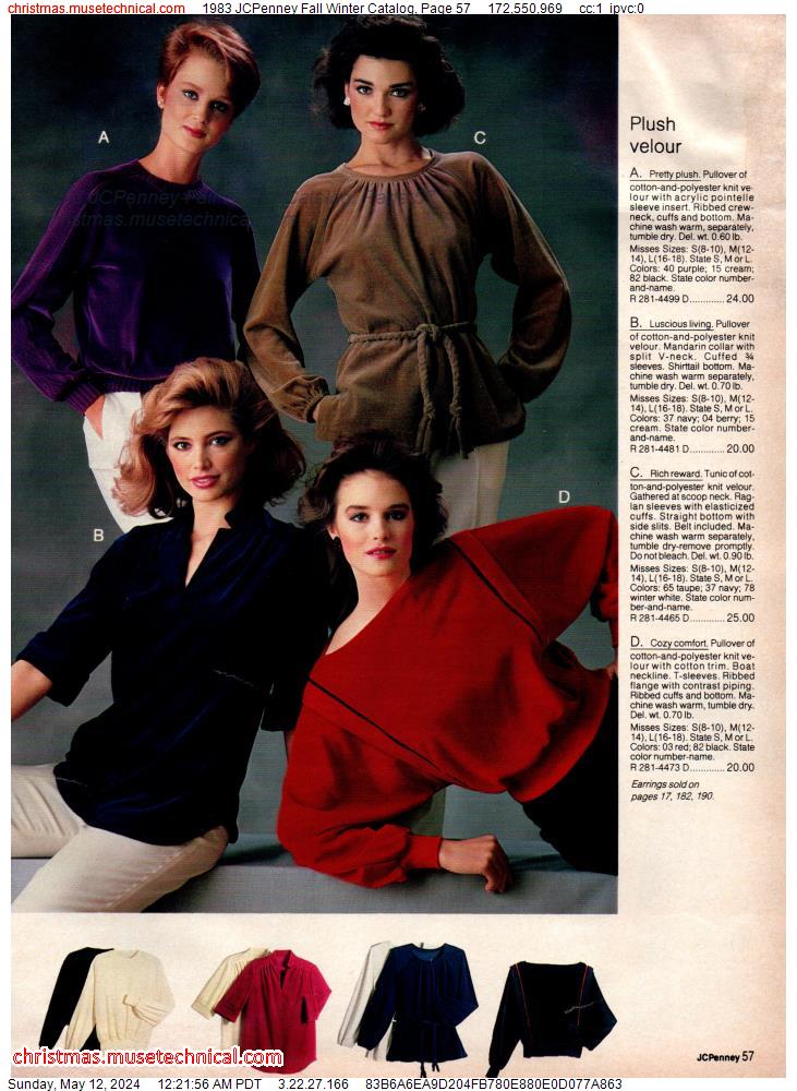 1983 JCPenney Fall Winter Catalog, Page 57