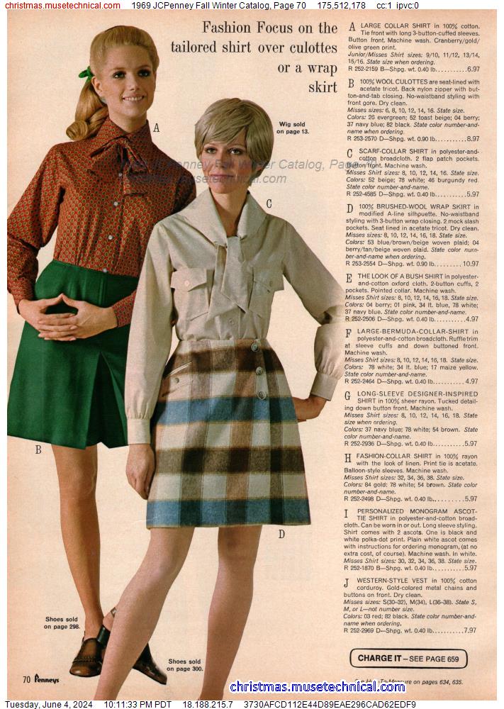 1969 JCPenney Fall Winter Catalog, Page 70
