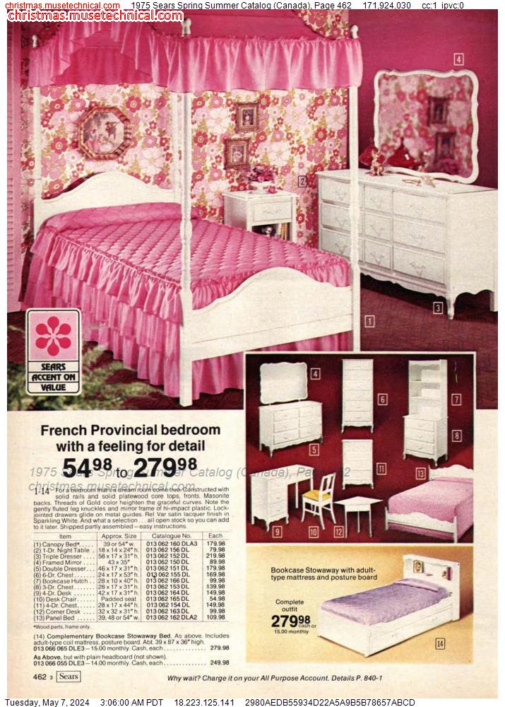 1975 Sears Spring Summer Catalog (Canada), Page 462