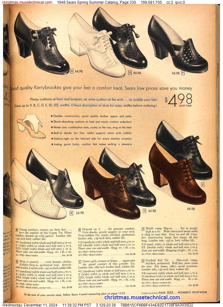 1948 Sears Spring Summer Catalog, Page 335