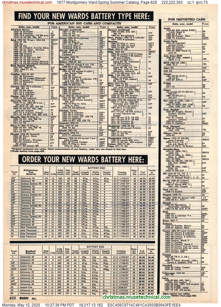 1977 Montgomery Ward Spring Summer Catalog, Page 628