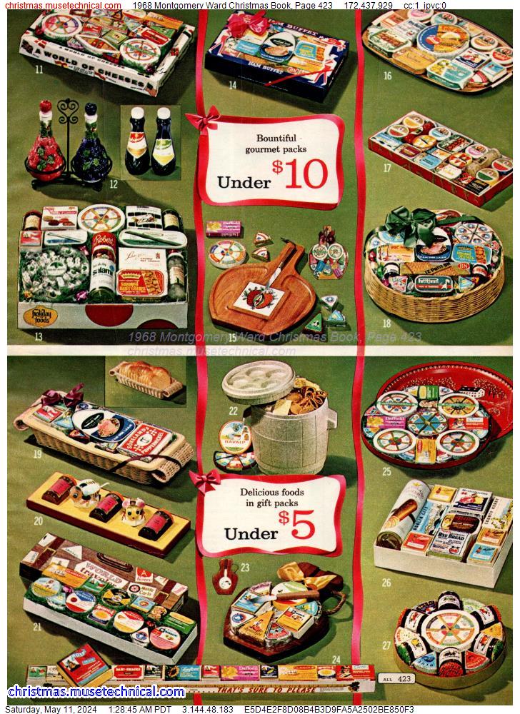 1968 Montgomery Ward Christmas Book, Page 423