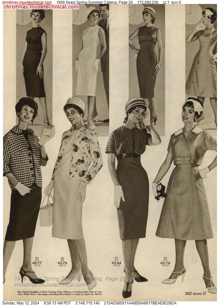 1959 Sears Spring Summer Catalog, Page 29