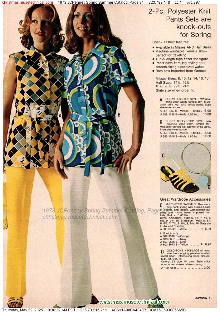 1973 JCPenney Spring Summer Catalog, Page 31