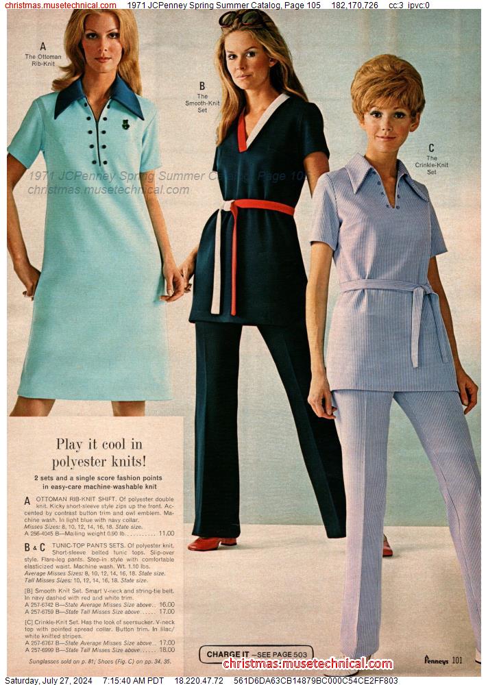 1971 JCPenney Spring Summer Catalog, Page 105