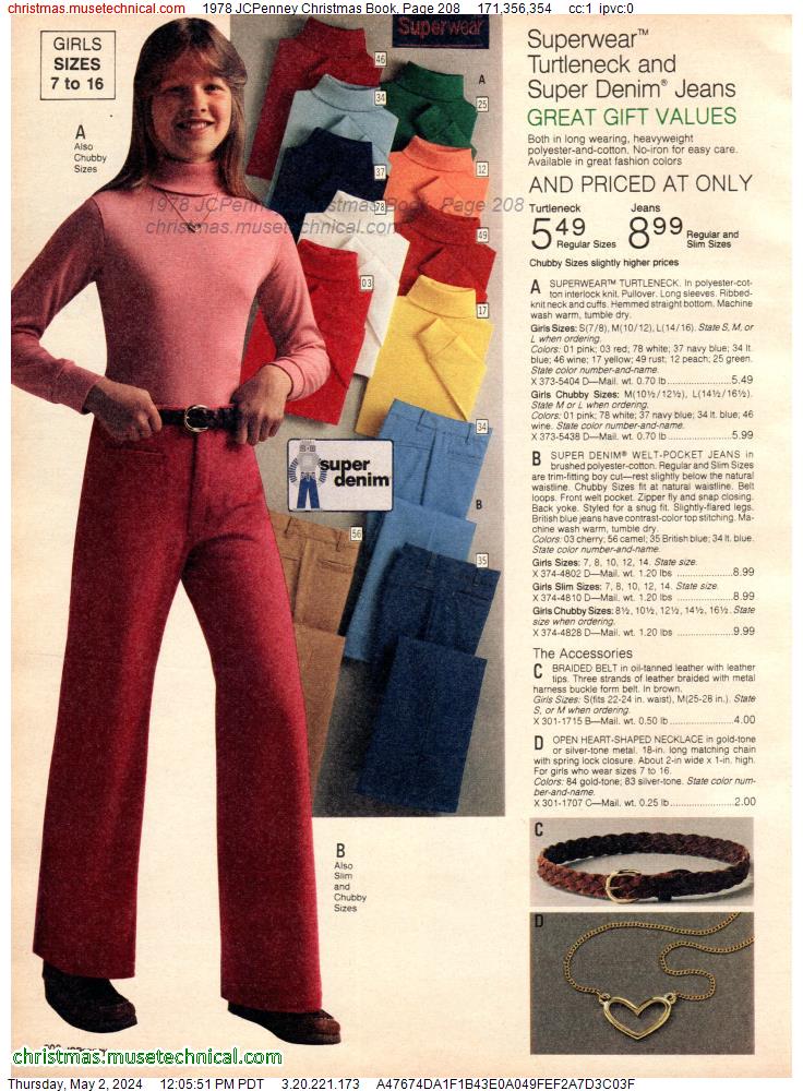 1978 JCPenney Christmas Book, Page 208