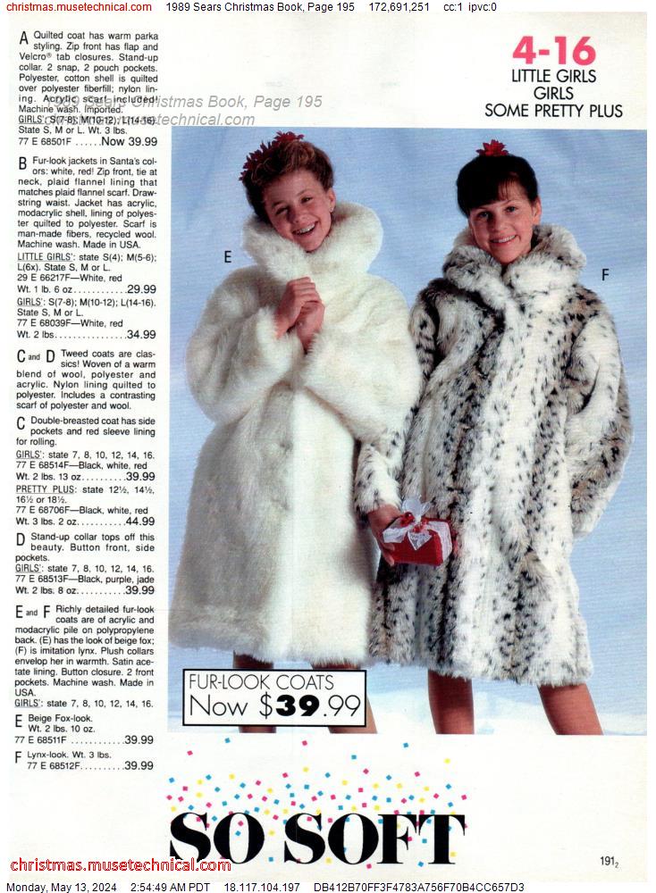 1989 Sears Christmas Book, Page 195
