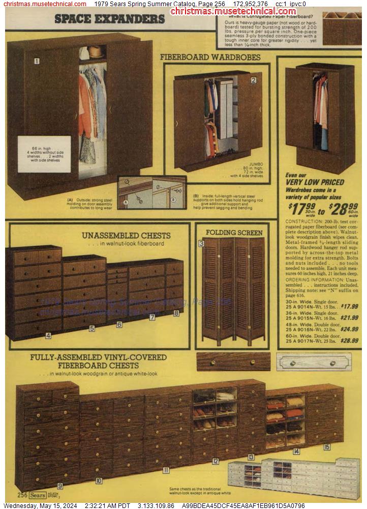 1979 Sears Spring Summer Catalog, Page 256