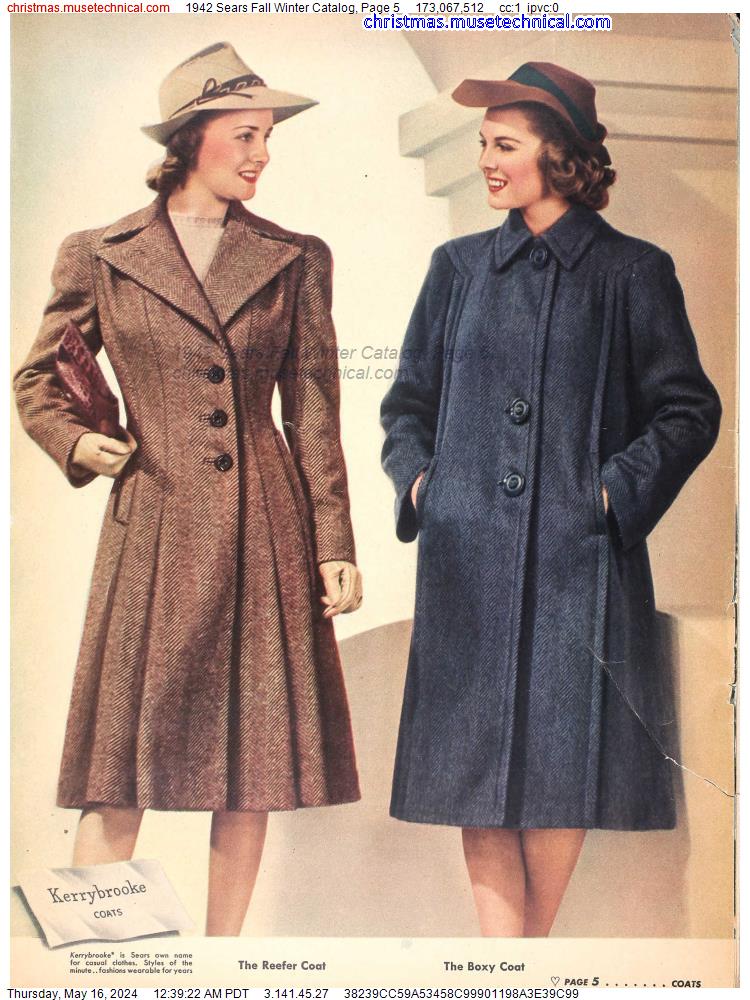1942 Sears Fall Winter Catalog, Page 5