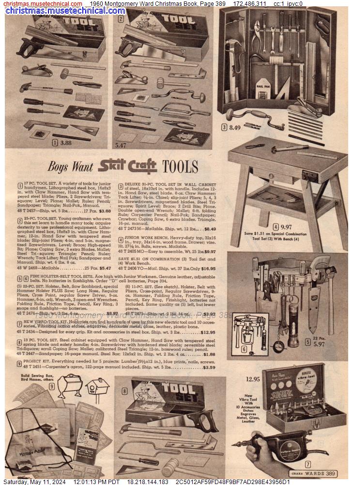 1960 Montgomery Ward Christmas Book, Page 389