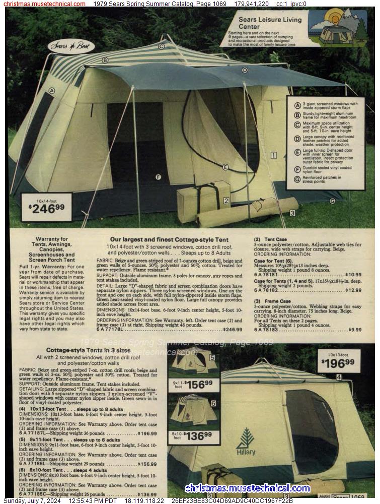 1979 Sears Spring Summer Catalog, Page 1069