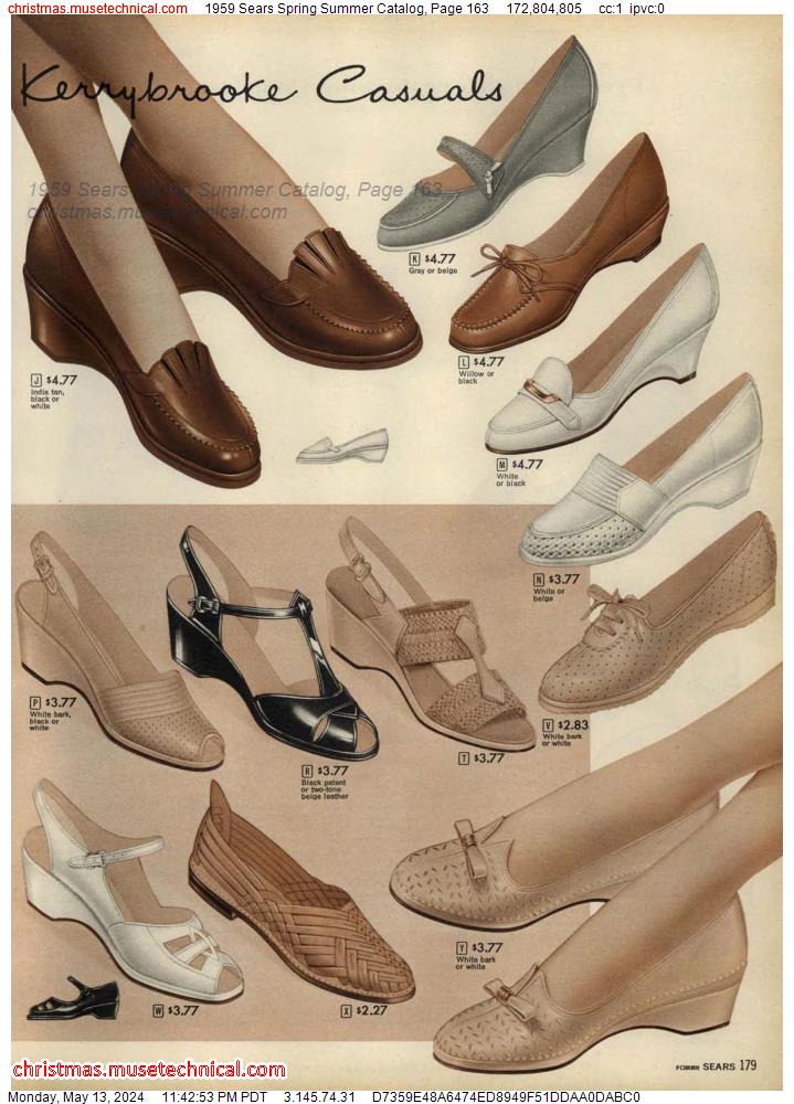 1959 Sears Spring Summer Catalog, Page 163