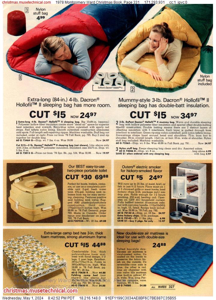 1978 Montgomery Ward Christmas Book, Page 331
