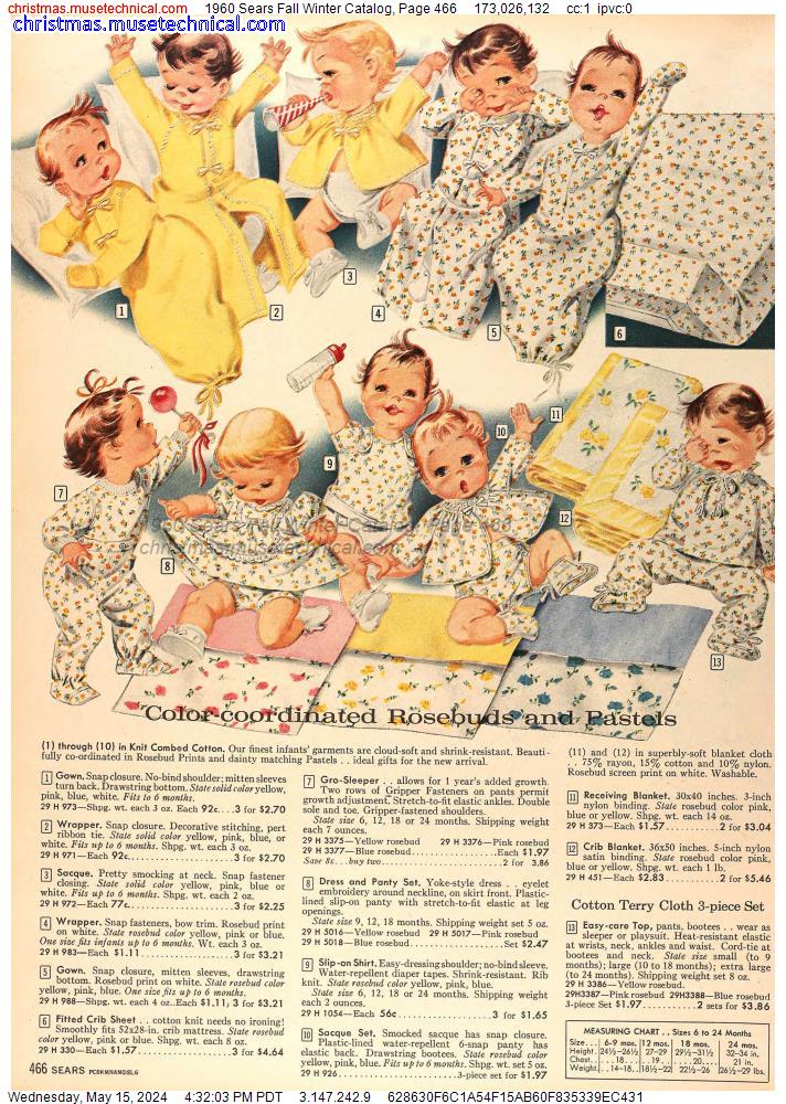 1960 Sears Fall Winter Catalog, Page 466