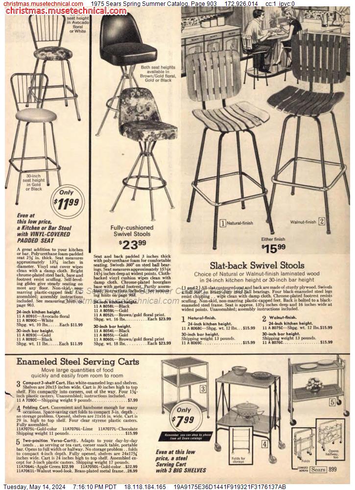 1975 Sears Spring Summer Catalog, Page 903