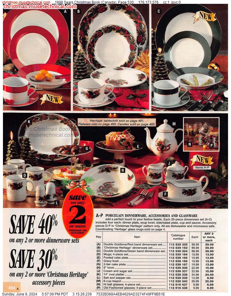 1998 Sears Christmas Book (Canada), Page 530