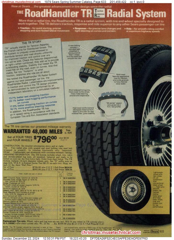 1979 Sears Spring Summer Catalog, Page 633